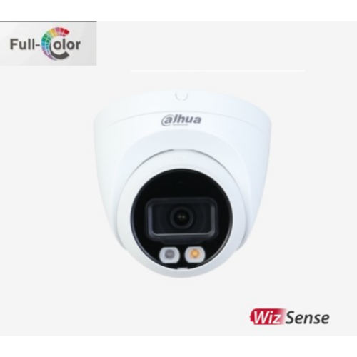 DAHUA IPC-HDW2249T-S-IL, 2Mpix, Full Color, 2,8mm Lens, H265+, 30Mt Gece Görüşü, IP67, Dahili Mikrof