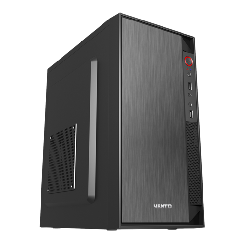 VENTO VS119S Mid Tower, 300W Siyah, ATX Kurumsal KASA