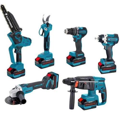 Cat Power 1560 Kömürsüz Makine Seti 6 Parça