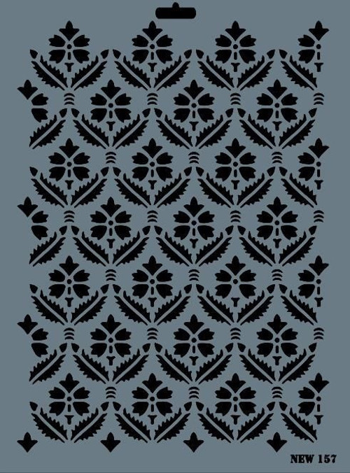 Rich New Seri N-157 Stencil 35x25 cm