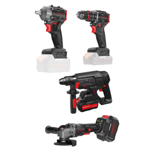 Black Spark 4'lü Akülü Set 2x4.0Ah (BS20V 1050 Darbeli Matkap+ BS20V-350N Somun Sökme+BS20V-115/125A Taşlama+BS20