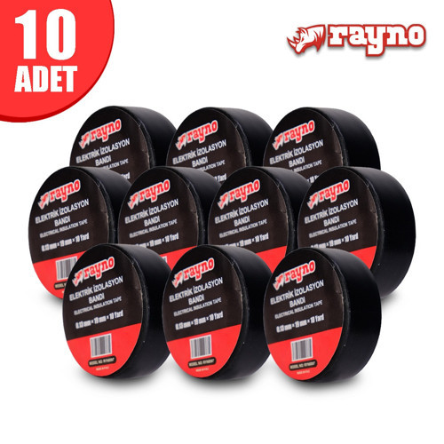 Elektrik İzolasyon Bandı 0.13 mm x 19 mm x 10 Lu Paket - RYN6097