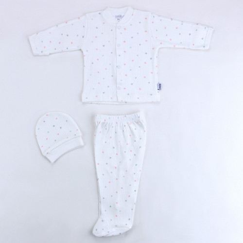 Nokta Çiçek Pijama Takımı 9148