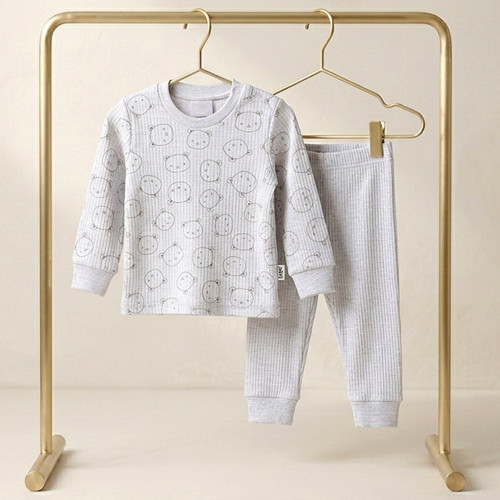 Ayıcık Kafa Pijama Takımı 9323