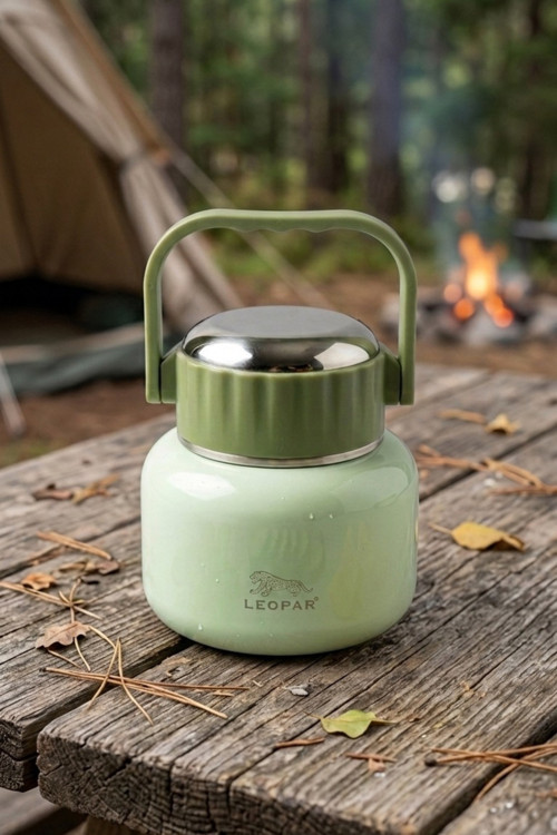 Leopar 500 ml Kaşıklı Yemek Termosu YK1516