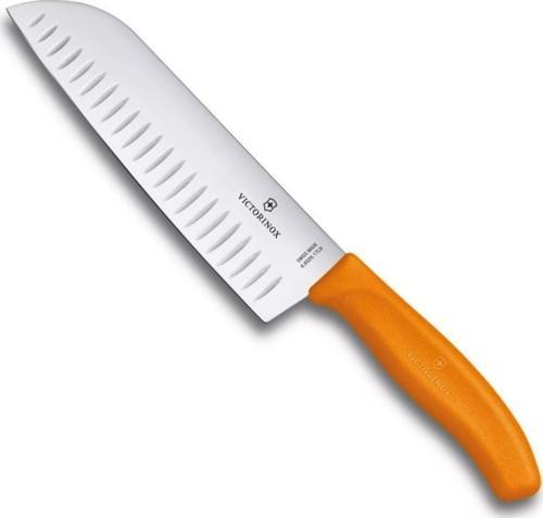 SwissClassic 17cm Santoku Bıçağı Turuncu 6.8526.17L9B