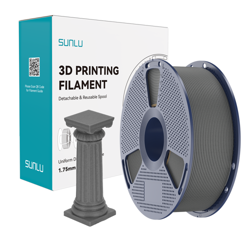 Kül Grisi Beton High Speed PLA Mermer Filament - 1.75mm - 1 Kg