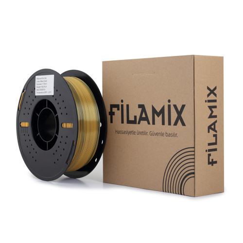 Magic Silk Çift Renk PLA Filament Siyah-Altın 1.75mm 1KG