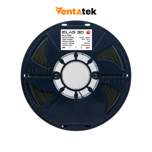 Haki Yeşili PLA Pro Filament - 1.75mm - 1 Kg