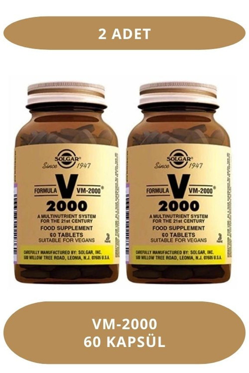 Vm 2000 Multi Vitamin 60 Tablet (2 Adet)