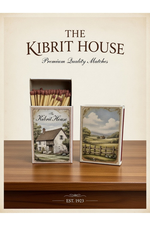 The Kibrit - Rustik Kır Evi Nostaljik Kibrit Kutusu | Özel Koleksiyon, Sınırlı Stok
