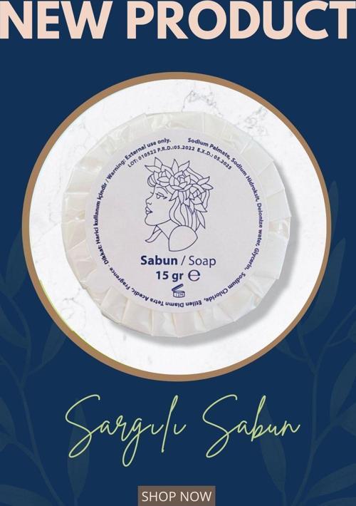 Otel Tipi Sargılı Sabun 50 Adet Etiketli