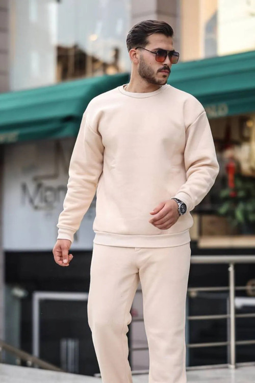 Erkek Spor Ve Günlük Kaliteli Esnek Paçası Lastikli Eşofman Takımı