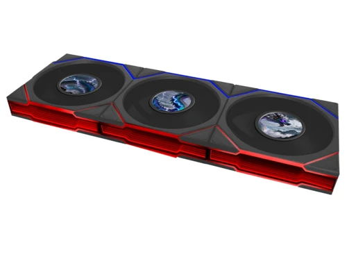 UNI FAN Reverse TL LCD FLEX 3x120mm Siyah Kasa Fanı (G9F.12RTLLCD1F3B.00)