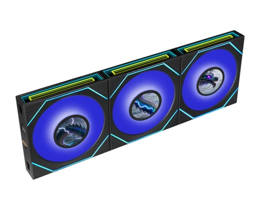 UNI FAN SL INF LCD FLEX 3x120mm Siyah Kasa Fanı (G9F.12SLIND1F3B.00)