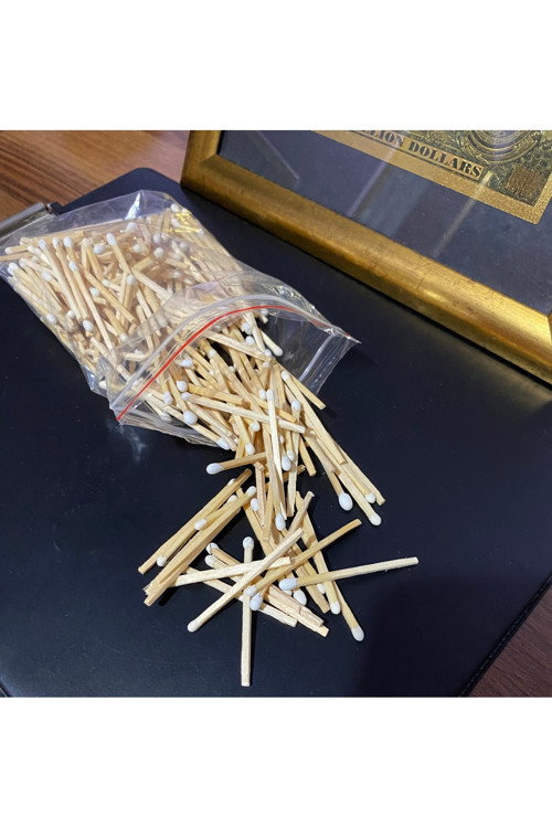 100gr 46mm Beyaz Renkli kibritler