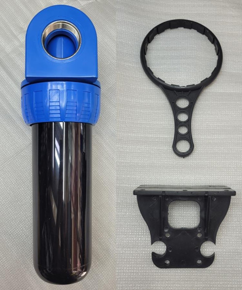 10"-11/4" giriş Çıkışlı Su Arıtma Filtre Kabı 10" Housing Mat Renk Yosun Tutmaz