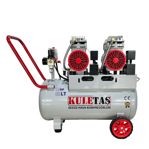 60 Litre 2 HP Alüminyum Tanklı Sessiz Hava Kompresörü