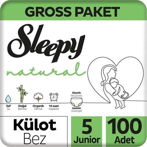 Natural Gross Paket Külot Bez 5 Numara Junior 100 Adet