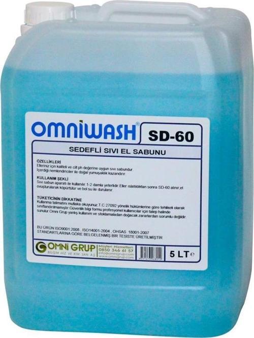 SD-60 5000ml Sıvı El Sabunu Nemlendiricili
