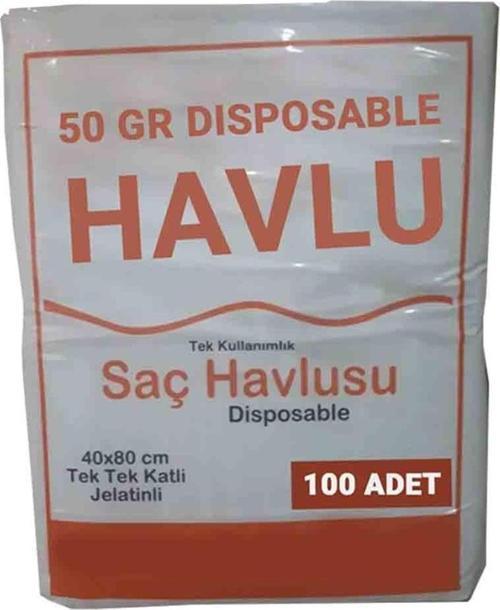 500 Adet Tek Kullanımlık Otel Buklet Sauna Kuaför Saç Baş Spor Salonu Seyahat Havlusu 50 Gr 40×80