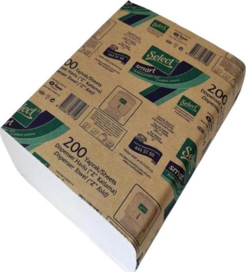 200 Lü Standart Z Katlama Havlu 12 Paket