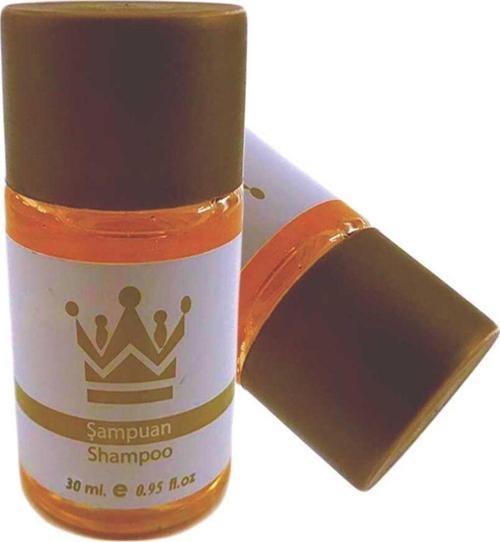 2500 Çift Geniş Kapak Standart Otel Tipi Mini Duş Şampuanı 30 Ml Silindir Şişe Tek Kullan Kullan At