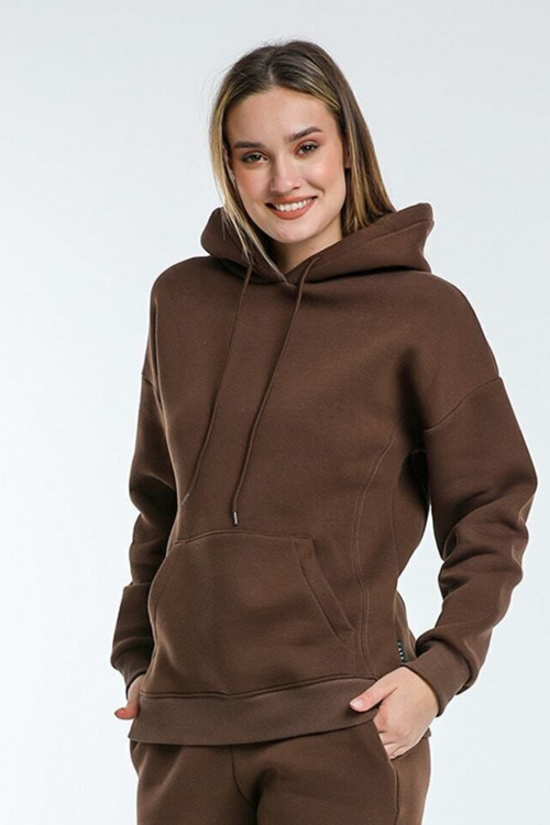 Kadın Şık Günlük Geniş Kalıp Sweatshirt