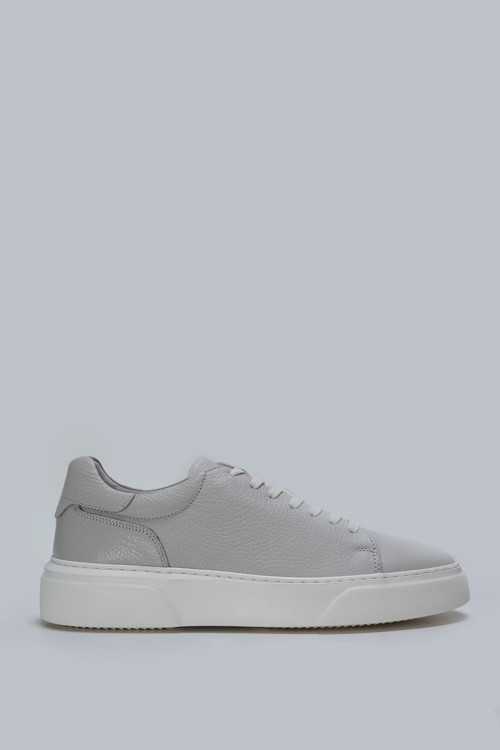 Tommy Erkek Deri Sneaker Ayakkabı Bej