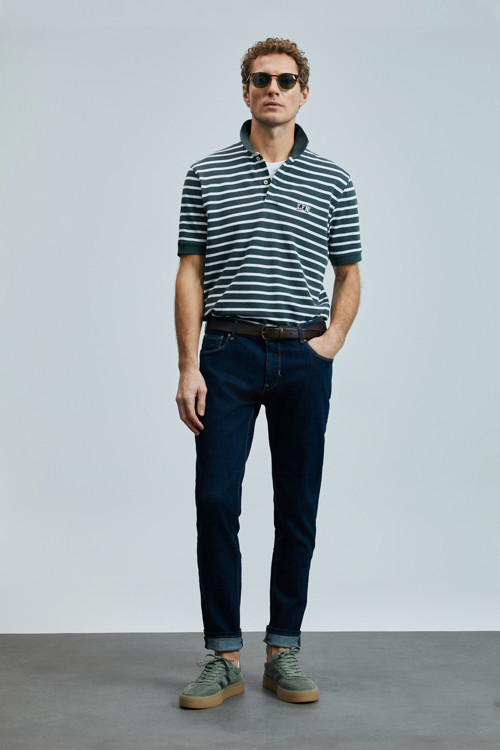 Frencesco Smart Jean Erkek Pantolon Slim Fit Mavi