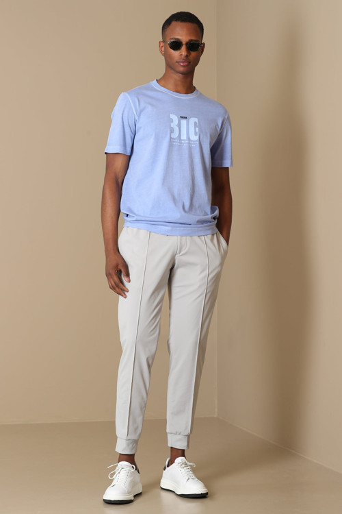 Pito Jogger Pantolon Tailored Fit Taş