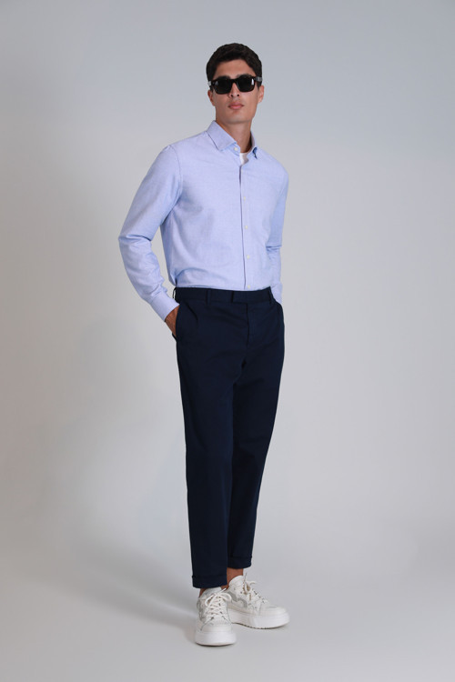 Gabrıel Spor Erkek Chino Pantolon Straight Fit Lacivert