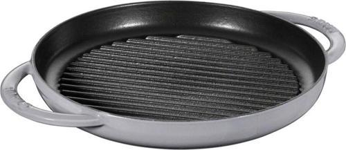 La Cocotte Çift Kulplu Döküm Izgara Tavası Gri 26 Cm