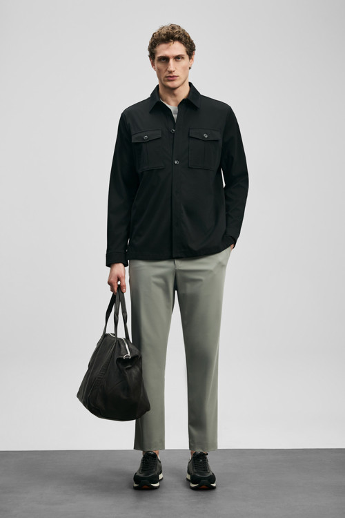 Remy Smart Erkek Chino Pantolon Slim Fit Gri