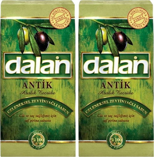 Antik Zeytin Yağlı Geleneksel Yeşil Kalıp Sabun 180 Gr. X 10 Lu