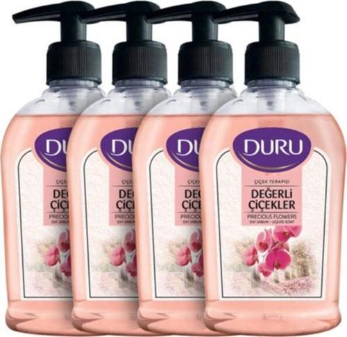 Değerli Çiçekler Sıvı Sabun 300 Ml X4