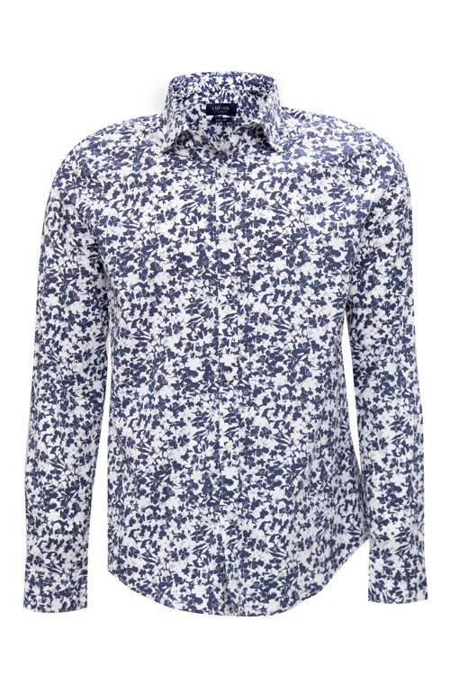 Prok Erkek Smart Gömlek Slim Fit Lacivert