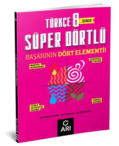 Arı Yayınları 8. Sınıf Lgs Türkçe Süper Dörtlü