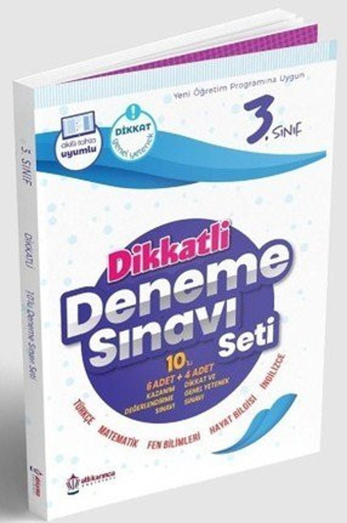 Atlı Karınca Yayınları 3. Sınıf Dikkatli Deneme Sınavı Seti