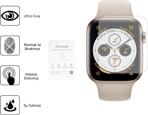 Garmin Forerunner 230 Saat Matte Esnek Ekran Kırılmaz Cam Ekran Koruyucu Film
