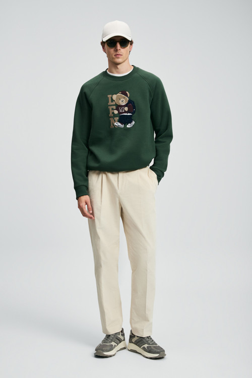 Storm Erkek Sweatshirt Çimen Yeşili