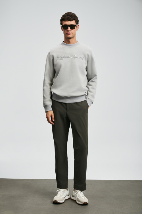 Loved Erkek Sweatshirt Açık Gri