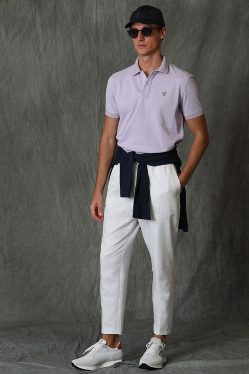 Laon Smart Erkek Polo Tişört Lila