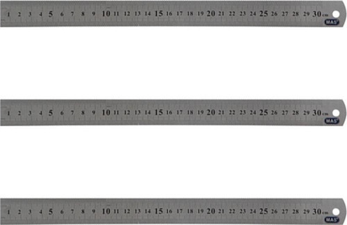 2330 Çelik Cetvel 30cm - 3 Adet