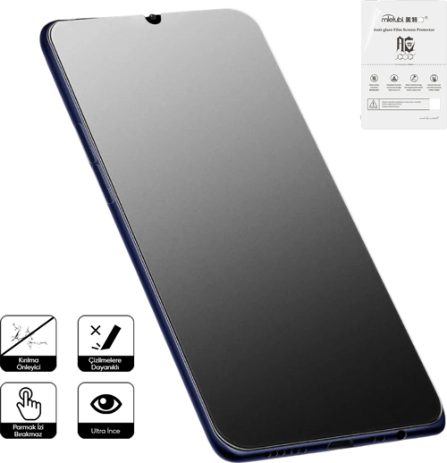 OnePlus 7 Pro Matte Esnek Ekran Kırılmaz Cam Ekran Koruyucu Film 