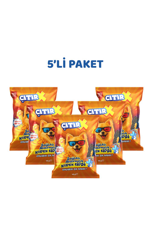 Köpek Cipsi (40 Gr. X 5 Adet)