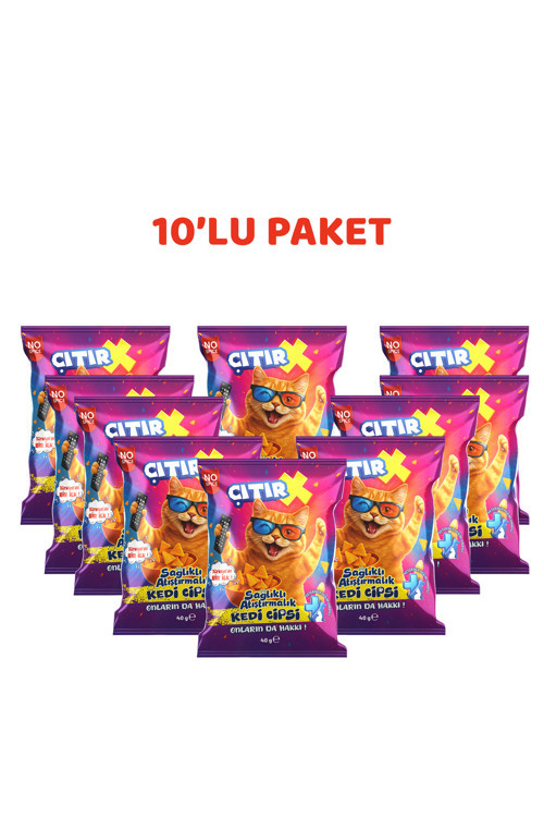 Kedi Cipsi (40 Gr. X 10 Adet)