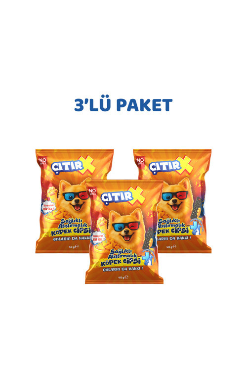 Köpek Cipsi (40 Gr. X 3 Adet)