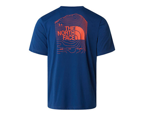M BITMAP LOGO SHORT SLEEVES TEE-GRAPHIC Erkek Outdoor Tişörtü NF0A8FTVD1R1 Lacivert