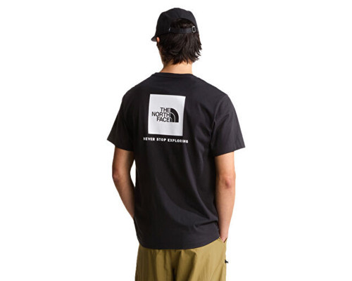 M EVOLUTION BOX NSE REGULAR SHORT SLEEVE Erkek Outdoor Tişörtü NF0A8B6KKY41 Siyah